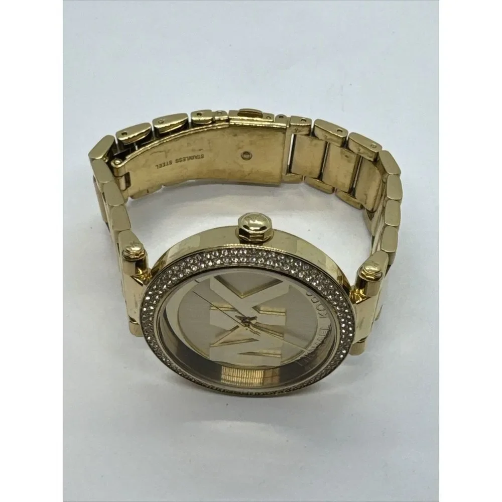 Michael Kors Parker MK5784 Women's Gold Stainless Steel Analog Dial Watch JNA375